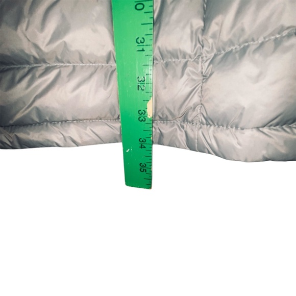 NWT Quince Lightweight Down Packable Long Puffer Jacket Dark Grey sz M - Picture 8 of 10